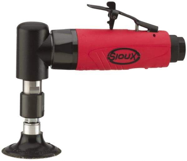 Sioux Tools - 1/4" Collet, Angle Handle, Angle Air Die Grinder - 12,000 RPM, Rear Exhaust, 11 CFM, 0.3 hp, 6.21 bar, 1/4 NPT - USA Tool & Supply