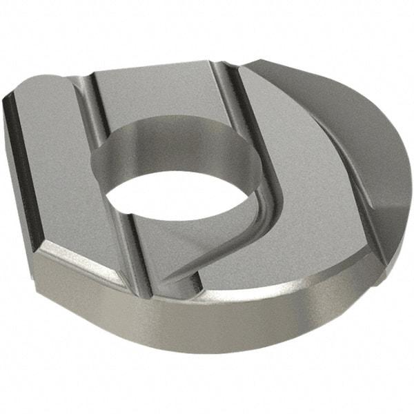 Iscar - HCRD1.0 QP Grade IC328 Carbide Milling Insert - TiCN Finish, 0.212" Thick, 1" Inscribed Circle, 1/2" Corner Radius - USA Tool & Supply