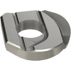 Iscar - HCRD1.0 QP Grade IC328 Carbide Milling Insert - TiCN Finish, 0.212" Thick, 1" Inscribed Circle, 1/2" Corner Radius - USA Tool & Supply