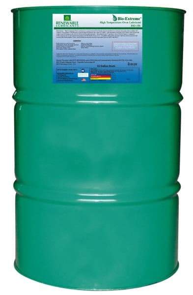 Renewable Lubricants - 55 Gal Drum Synthetic/Graphite Lubricant - White, -28°F to 2,000°F, Food Grade - USA Tool & Supply