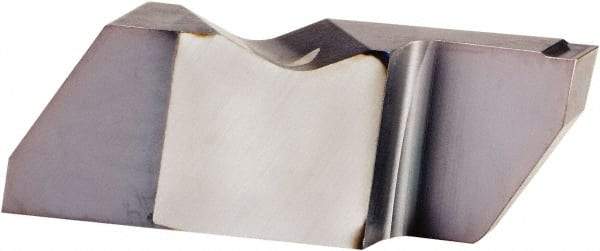 Kennametal - 3M200NGD K Grade KC5025, 2mm Cutting Width Carbide Grooving Insert - 4.06mm Max Depth of Cut, Right Hand, 0.19mm Corner Radius, AlTiN Finish - USA Tool & Supply