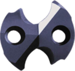 Sumitomo - Series SMD, 1" Diam Grade ACX70 140° Replaceable Drill Tip - Carbide, TiAlCr/TiSi Finish, Through Coolant - USA Tool & Supply