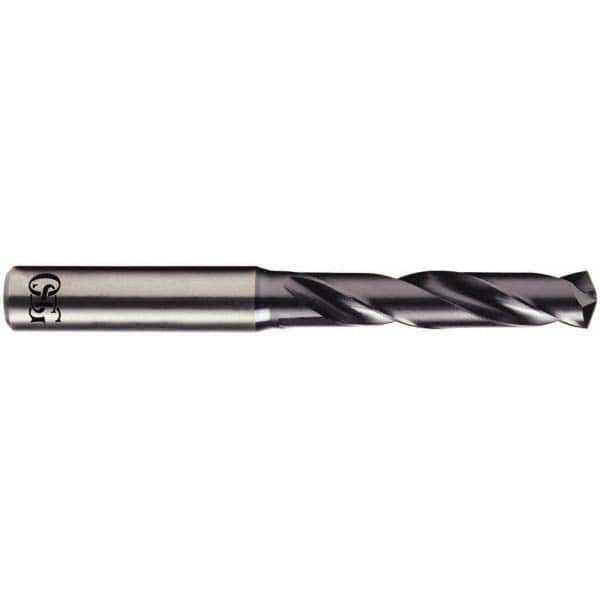 Screw Machine Length Drill Bit: 0.4606″ Dia, 140 °, Solid Carbide Coated, Right Hand Cut, Spiral Flute, Straight-Cylindrical Shank, Series HP253