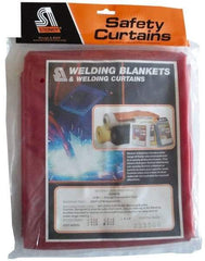 Steiner - 4' High x 6' Wide Vinyl Welding Curtain - Orange - USA Tool & Supply