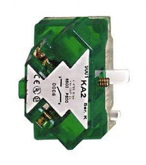 Square D - Multiple Amp Levels, Electrical Switch Contact Block - 125 VAC and 240 VAC, Screw Terminal, 30mm Hole, For Use with 9001K/SK - USA Tool & Supply