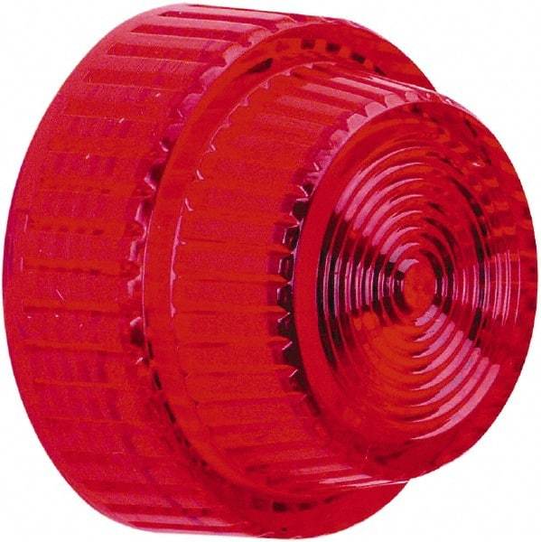 Schneider Electric - Pilot and Indicator Light Lens - Red - USA Tool & Supply