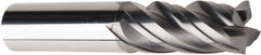 American Tool Service - 1", 1-3/4" LOC, 1" Shank Diam, 4" OAL, 4 Flute, Solid Carbide Square End Mill - Single End, AlCrN Finish, Spiral Flute, Variable° Helix, Centercutting, Right Hand Cut, Right Hand Flute - USA Tool & Supply