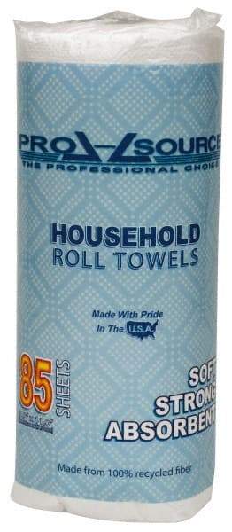 PRO-SOURCE - Perforated Roll of 2 Ply White Paper Towels - 11" Sheet Length - USA Tool & Supply