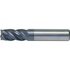 Kennametal - 3/8" Diam 4 Flute Solid Carbide 0.03" Corner Radius End Mill - USA Tool & Supply