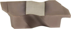 Sumitomo - 2062SG Grade EH520V, 1/16" Cutting Width Carbide Grooving Insert - 0.11" Max Depth of Cut, Neutral, 0.005 to 0.01" Corner Radius, TiAlN Finish - USA Tool & Supply