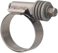 Value Collection - 13/16 to 1-1/2" Hose, 9/16" Wide x 0.6" Thick, Constant Torque Clamp - 13/16 to 1-1/2" Diam, Grade 301 & 410 Stainless Steel Screw - USA Tool & Supply