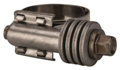 Value Collection - 11/16 to 1-1/4" Hose, 9/16" Wide x 0.6" Thick, Constant Torque Clamp - 11/16 to 1-1/4" Diam, Grade 301 & 410 Stainless Steel Screw - USA Tool & Supply