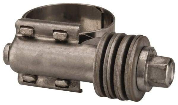 Value Collection - 9/16 to 1-1/16" Hose, 9/16" Wide x 0.6" Thick, Constant Torque Clamp - 9/16 to 1-1/16" Diam, Grade 301 & 410 Stainless Steel Screw - USA Tool & Supply