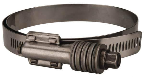 Value Collection - 3-3/4 to 4-5/8" Hose, 5/8" Wide x 0.7" Thick, Constant Torque Clamp - 3-3/4 to 4-5/8" Diam, Grade 301 & 410 Stainless Steel Screw - USA Tool & Supply