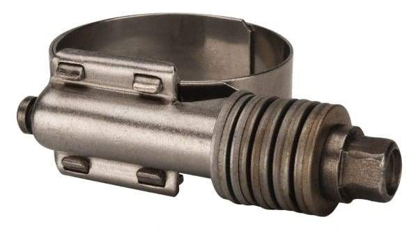 Value Collection - 1 to 1-3/4" Hose, 5/8" Wide x 0.7" Thick, Constant Torque Clamp - 1 to 1-3/4" Diam, Grade 301 & 410 Stainless Steel Screw - USA Tool & Supply