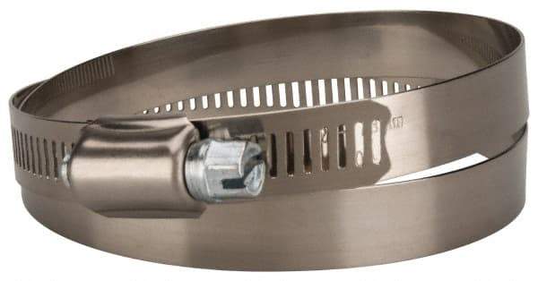 Value Collection - SAE Size 104, 5 to 7" Diam, Stainless Steel/Carbon Steel Worm Drive Clamp - 1/2" Wide, Material Grade 201 - USA Tool & Supply