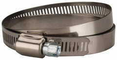 Value Collection - SAE Size 104, 5 to 7" Diam, Stainless Steel/Carbon Steel Worm Drive Clamp - 1/2" Wide, Material Grade 201 - USA Tool & Supply