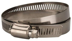 Value Collection - SAE Size 88, 4 to 6" Diam, Stainless Steel/Carbon Steel Worm Drive Clamp - 1/2" Wide, Material Grade 201 - USA Tool & Supply