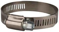 Value Collection - SAE Size 36, 1-3/4 to 2-3/4" Diam, Stainless Steel/Carbon Steel Worm Drive Clamp - 1/2" Wide, Material Grade 201 - USA Tool & Supply