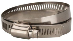 Value Collection - SAE Size 88, 4 to 6" Diam, Stainless Steel/Carbon Steel Worm Drive Clamp - 1/2" Wide, Material Grade 201 - USA Tool & Supply