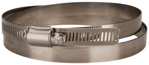 Value Collection - SAE Size 212, 11-3/4 to 13-3/4" Diam, Stainless Steel Worm Drive Clamp - 1/2" Wide, Material Grade 201 - USA Tool & Supply