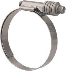 Value Collection - 2-1/4 to 3-1/8" Hose, 5/8" Wide x 0.7" Thick, Constant Torque Clamp - 2-1/4 to 3-1/8" Diam, Grade 301 & 410 Stainless Steel Screw - USA Tool & Supply