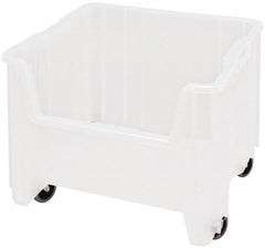 Quantum Storage - 16-1/2" Wide x 17-1/2" Deep x 12-1/2" High Hopper Stacking Bin - USA Tool & Supply