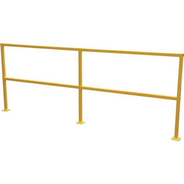 Vestil - 108" Long x 42" High, Steel Square Handrails - USA Tool & Supply