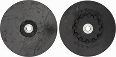 Made in USA - 7" Diam Quick-Change Disc Backing Pad - Soft Density, 8,600 RPM, Speed-Lok Compatible - USA Tool & Supply