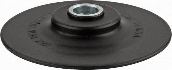 Made in USA - 4-1/2" Diam Quick-Change Disc Backing Pad - Medium Density, 20,000 RPM, Speed-Lok Compatible - USA Tool & Supply