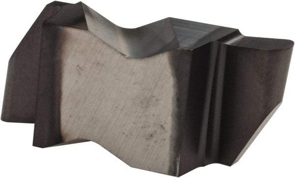 Kennametal - 3047NRP Grade KCU10, 2.39mm Cutting Width Carbide Grooving Insert - 3.81mm Max Depth of Cut, Right Hand, 1.19mm Corner Radius, AlTiN Finish - USA Tool & Supply