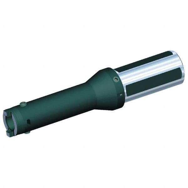Kennametal - Series HTS, Head Connection 27, 2" Shank Diam, Drill Body - 88.9mm Drill Body Length to Flange, SSF Toolholder, 48mm Nose Diam, 241.3mm OAL, 127.7mm Drill Body Length, Weldon Flat Shank, Through Coolant - USA Tool & Supply