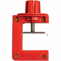 Brady - Pneumatic & Valve Lockouts Type: Butterfly Valve Lockout Maximum Valve Handle Size (Inch): 2-1/2 - USA Tool & Supply