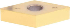 Sumitomo - 2NC-DNGA432 Grade BNC300 PCBN Turning Insert - TiN Finish, 55° Diamond, 1/2" Inscr Circle, 3/16" Thick, 1/32" Corner Radius - USA Tool & Supply