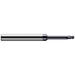 Harvey Tool - 3/64" Diam, 0.07" LOC, 4 Flute Solid Carbide Ball End Mill - Exact Industrial Supply