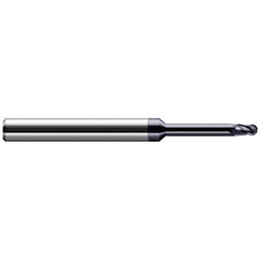 Harvey Tool - Ball End Mills; Mill Diameter (Inch): 1/4 ; Mill Diameter (Decimal Inch): 0.2500 ; Number of Flutes: 4 ; Length of Cut (Inch): 3/8 ; Length of Cut (Decimal Inch): 0.3750 ; Material: Solid Carbide - Exact Industrial Supply