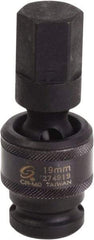 Sunex Tools - 1/2" Drive, 19mm Impact Hex Bit Socket - USA Tool & Supply