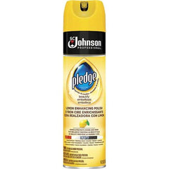 Pledge - 14.2 Fluid Ounce Furniture Polish - Lemon Scent, Aerosol Can - USA Tool & Supply