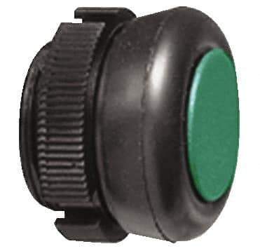 Square D - Pushbutton Switch Head - Green, Round Button - USA Tool & Supply