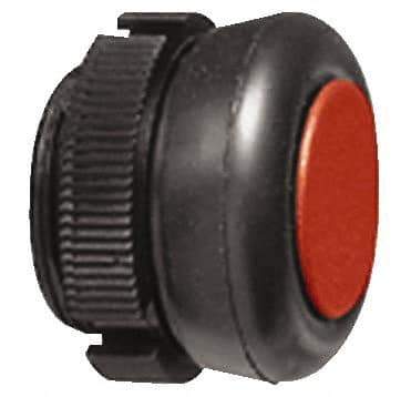 Square D - Pushbutton Switch Head - Red, Round Button - USA Tool & Supply