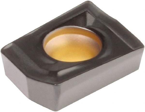 Kennametal - DFT090508 HP Grade KCPK10 Carbide Indexable Drill Insert - TiCN/Al2O3 Finish, Trigon, 15mm Inscribed Circle - USA Tool & Supply