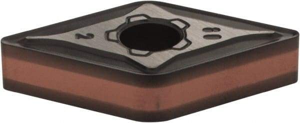 Iscar - DNMG432 M3M Grade IC6015 Carbide Turning Insert - TiCN/Al2O3/TiN Finish, 55° Diamond, 1/2" Inscr Circle, 3/16" Thick, 1/32" Corner Radius - USA Tool & Supply