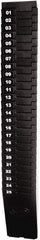 Lathem Time - 27" High x 3-7/8" Wide 25 Pocket Adjustable Time Card Rack - Black, Use with Time Cards - USA Tool & Supply