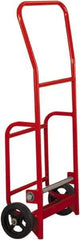 Valley Craft - 800 Lb Capacity 53" OAH Hand Truck - Loop Handle, Steel, Mold-On Rubber Wheels - USA Tool & Supply
