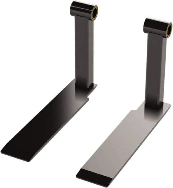 Valley Craft - 4" Wide x 1/4" High x 18-3/4" Deep, 10" Wheel Diam Hand Truck Flat Fork - 800 Lb Load Capacity - USA Tool & Supply