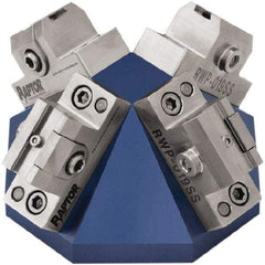 Raptor Workholding - 3/8" Jaw Width, 2.69" High Dovetail Vise - For Use with 4 & 5 Axis Workholding Systems - USA Tool & Supply