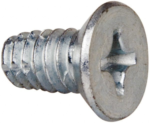 Value Collection - 1/4-20 UNC 1/2" Overall Length #3 Phillips Thread Cutting Screw - USA Tool & Supply