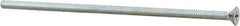 Value Collection - #10-24 UNC, 5" OAL Phillips Drive Machine Screw - Flat Head, Grade J82 Steel, Zinc-Plated Finish, Without Washer - USA Tool & Supply