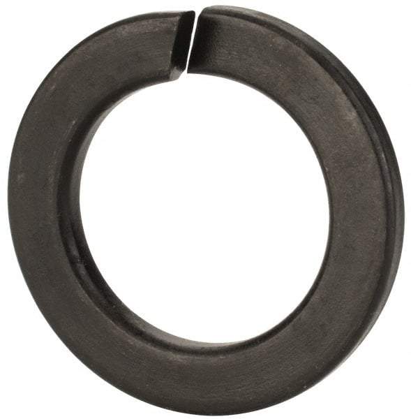 Value Collection - M22, 22.5mm ID, 35.9mm OD, 4mm Thick Split Lock Washer - Grade 8 Spring Steel, Uncoated, 22.5mm Min ID, 23.5mm Max ID - USA Tool & Supply