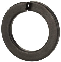 Value Collection - M22, 22.5mm ID, 35.9mm OD, 4mm Thick Split Lock Washer - Grade 8 Spring Steel, Uncoated, 22.5mm Min ID, 23.5mm Max ID - USA Tool & Supply